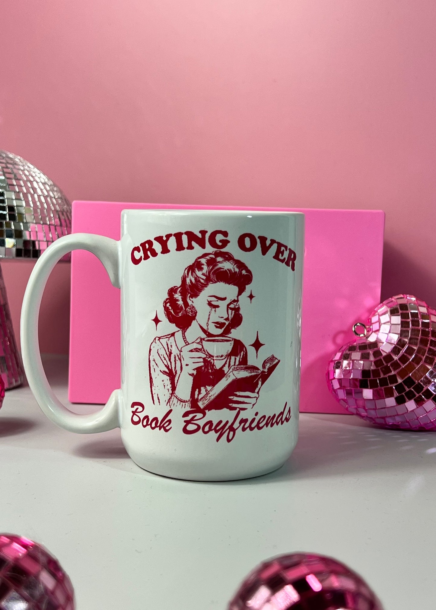 Book Boyfriends 15oz Glass Mug
