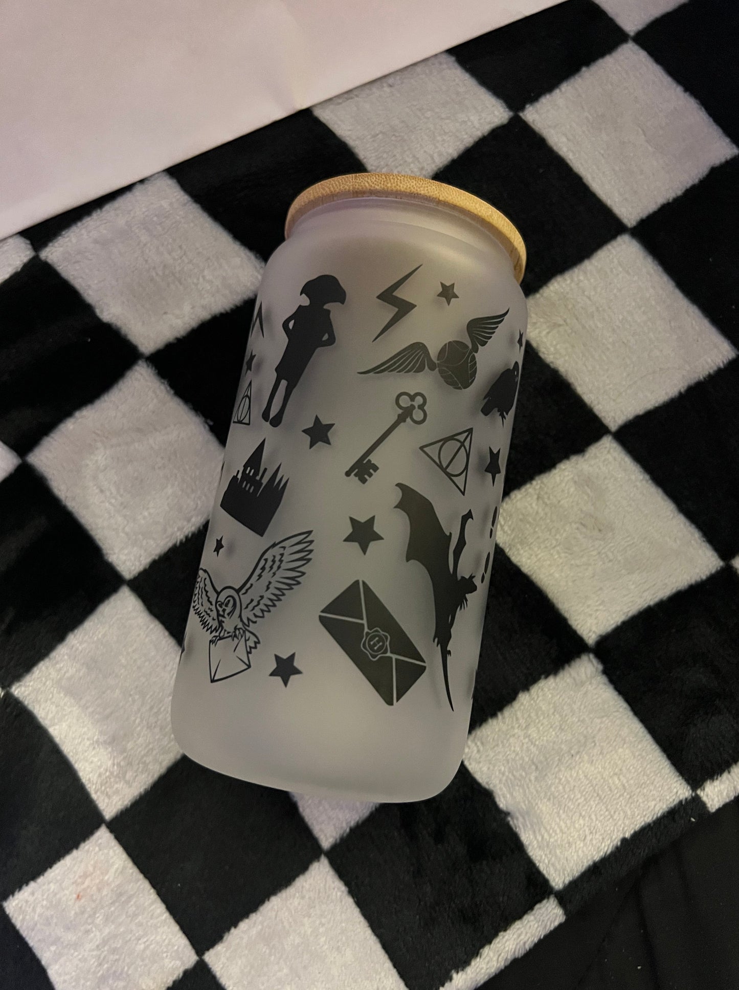 Wizard 16oz Glass cup