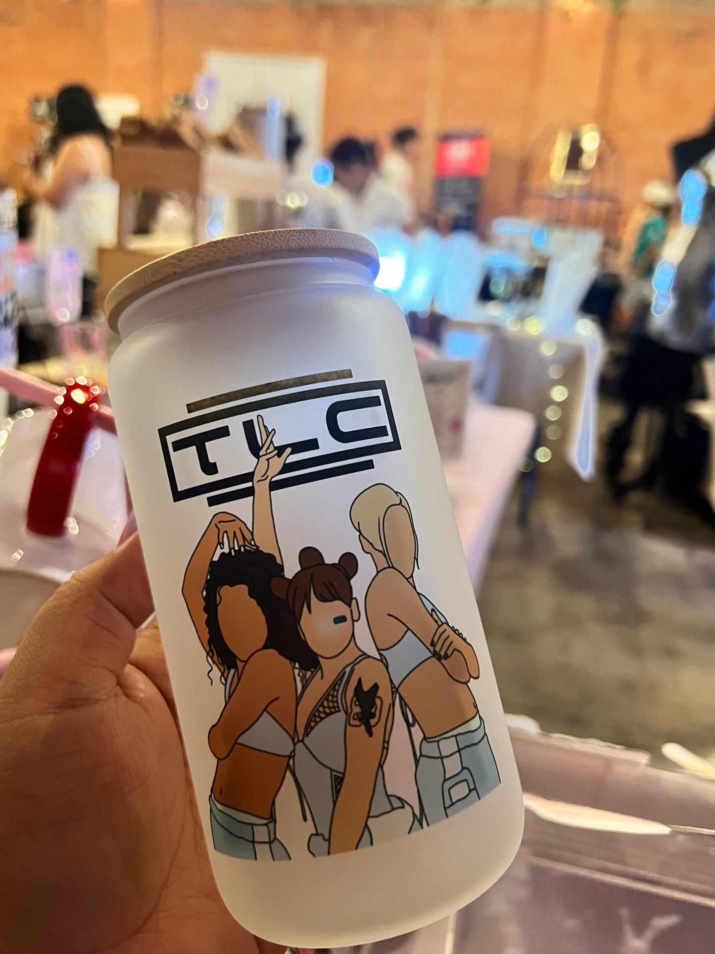 TLC 16oz Glass Cup