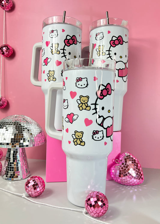 Cupid Kitty 40oz Tumbler