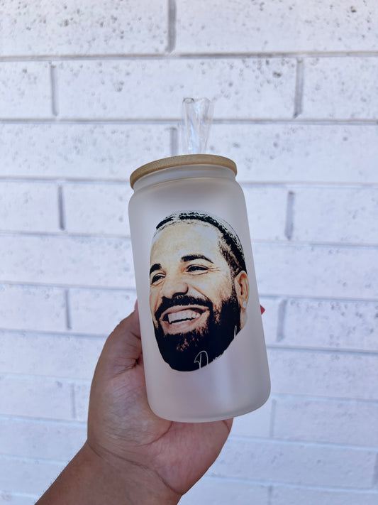 Certified Drake Fan 16oz Glass Cup