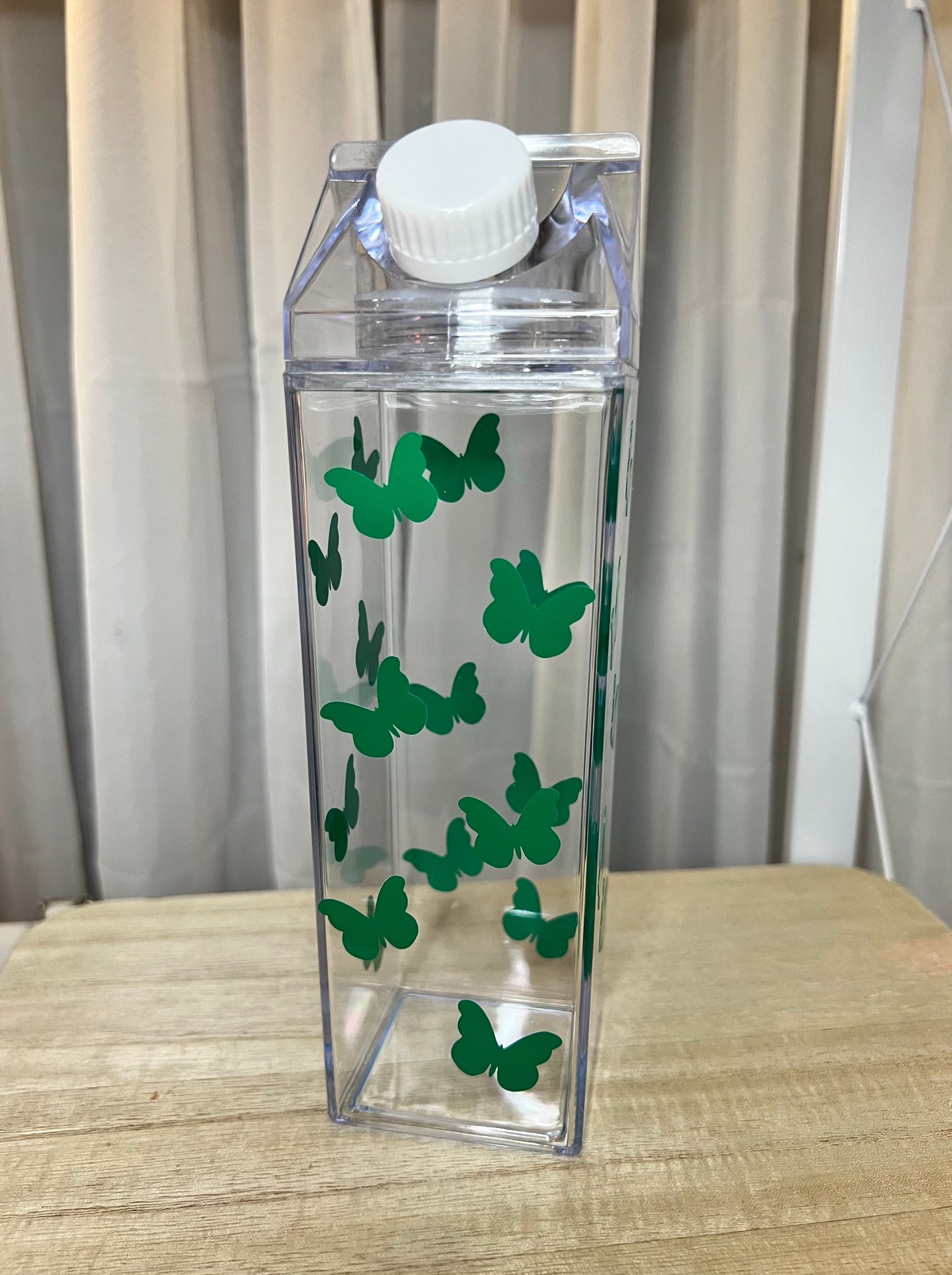 Butterfly Milk Carton Water Bottle
