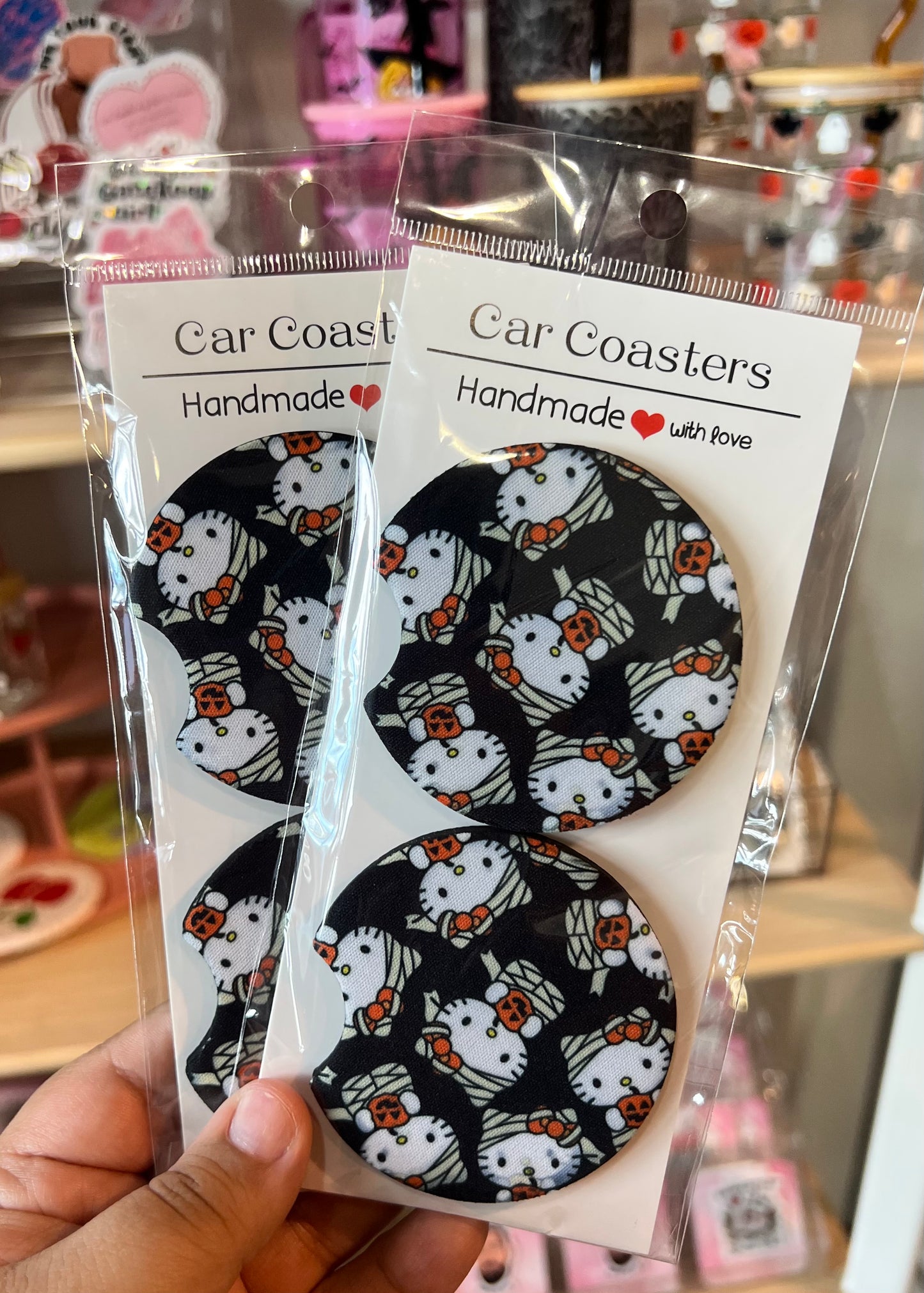 HK Mummy Car Coaster Set