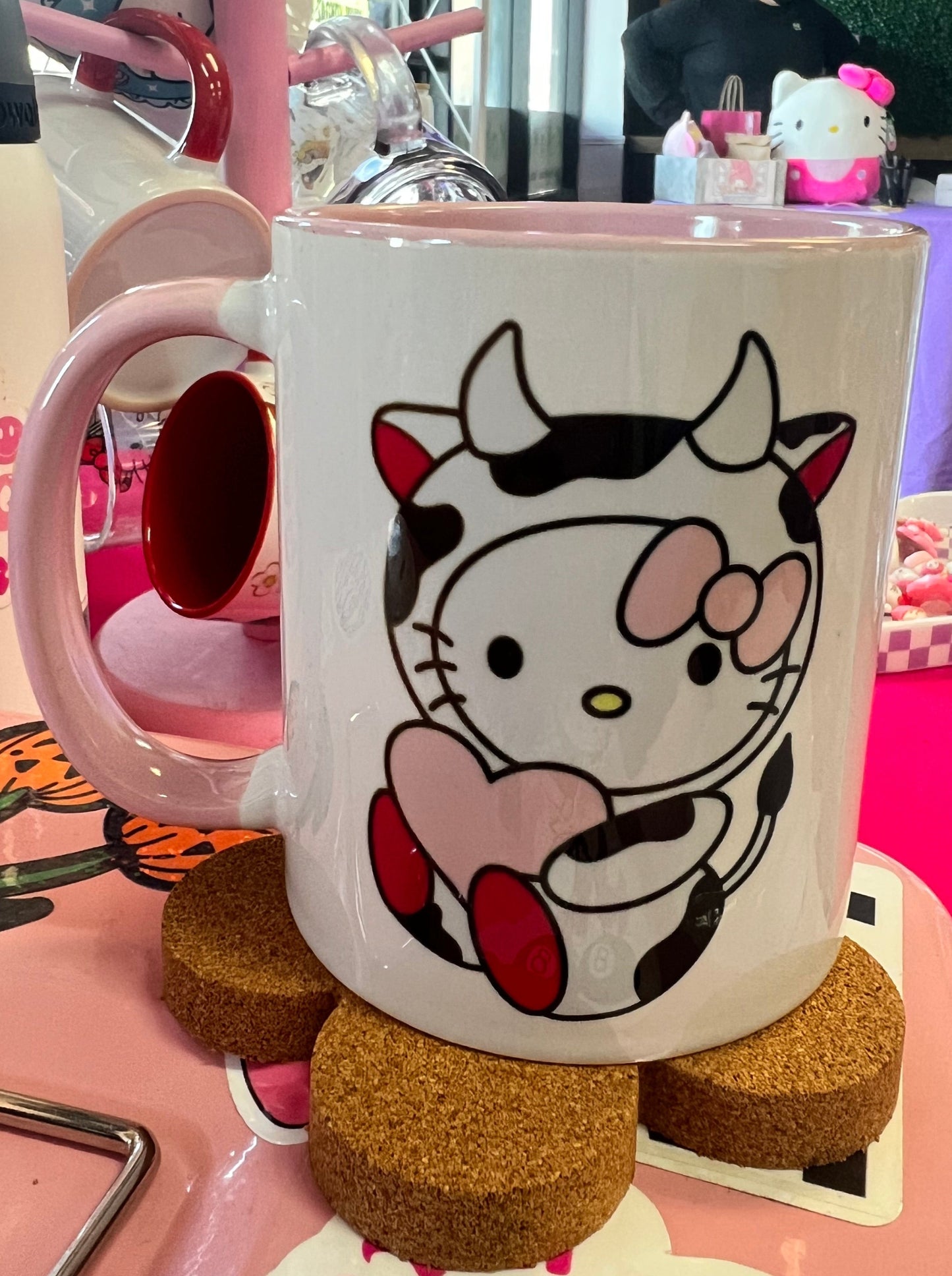 Pink Moo Kitty 11oz Mug