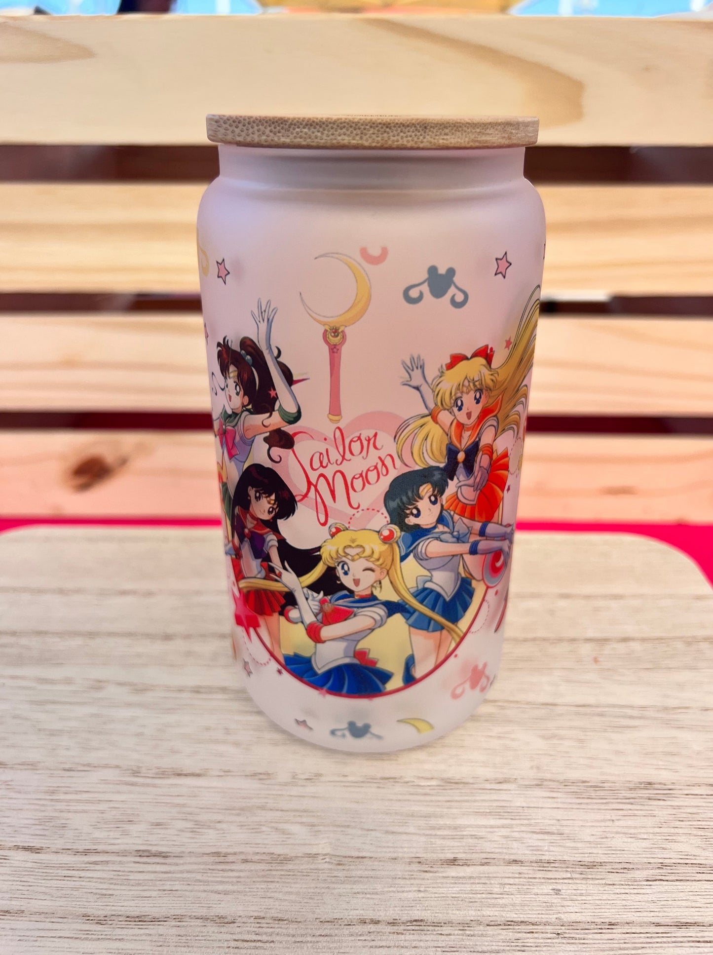 Sailor and Friends 16oz Glass Cup