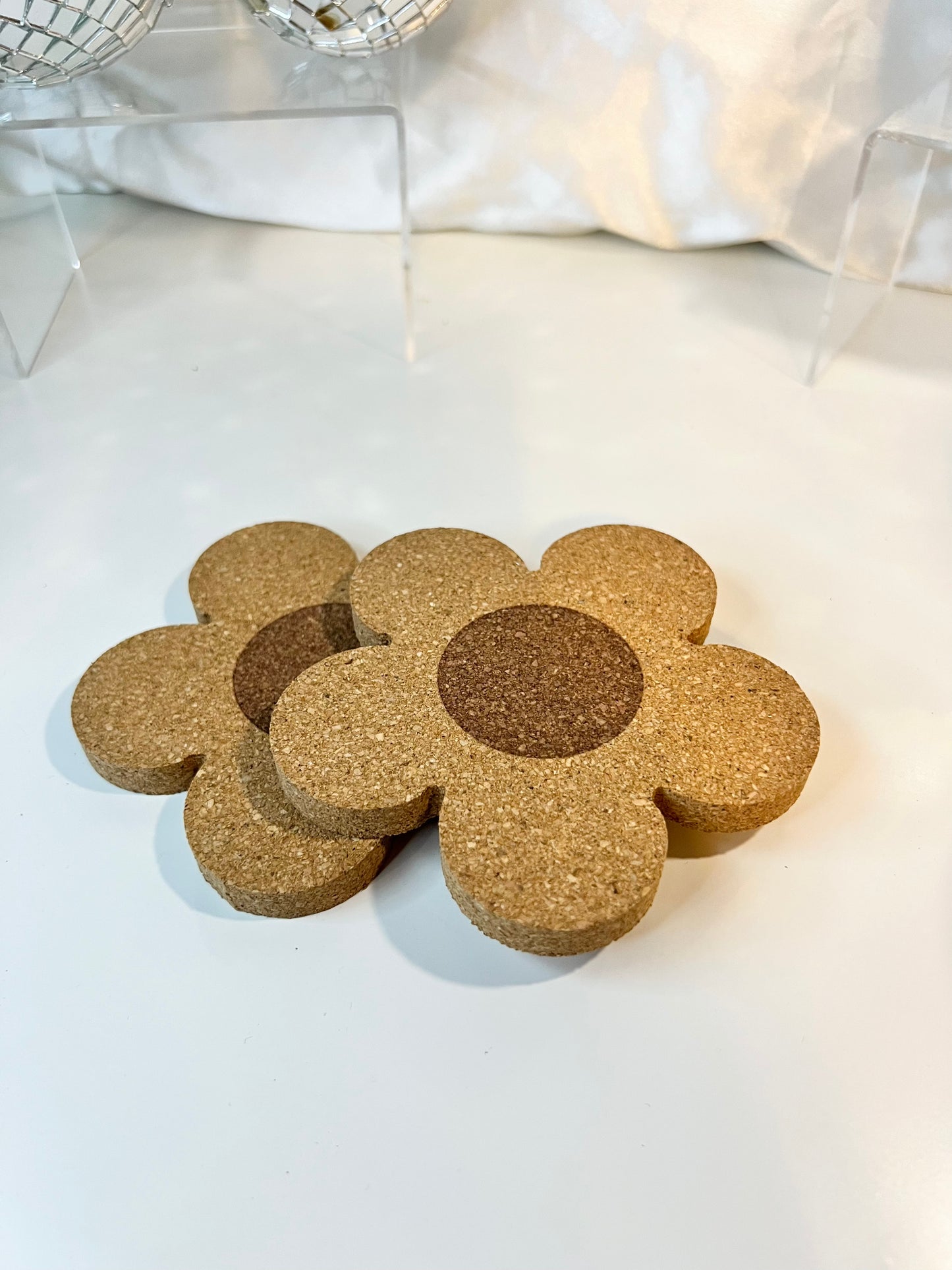 Flower Cork Coaster