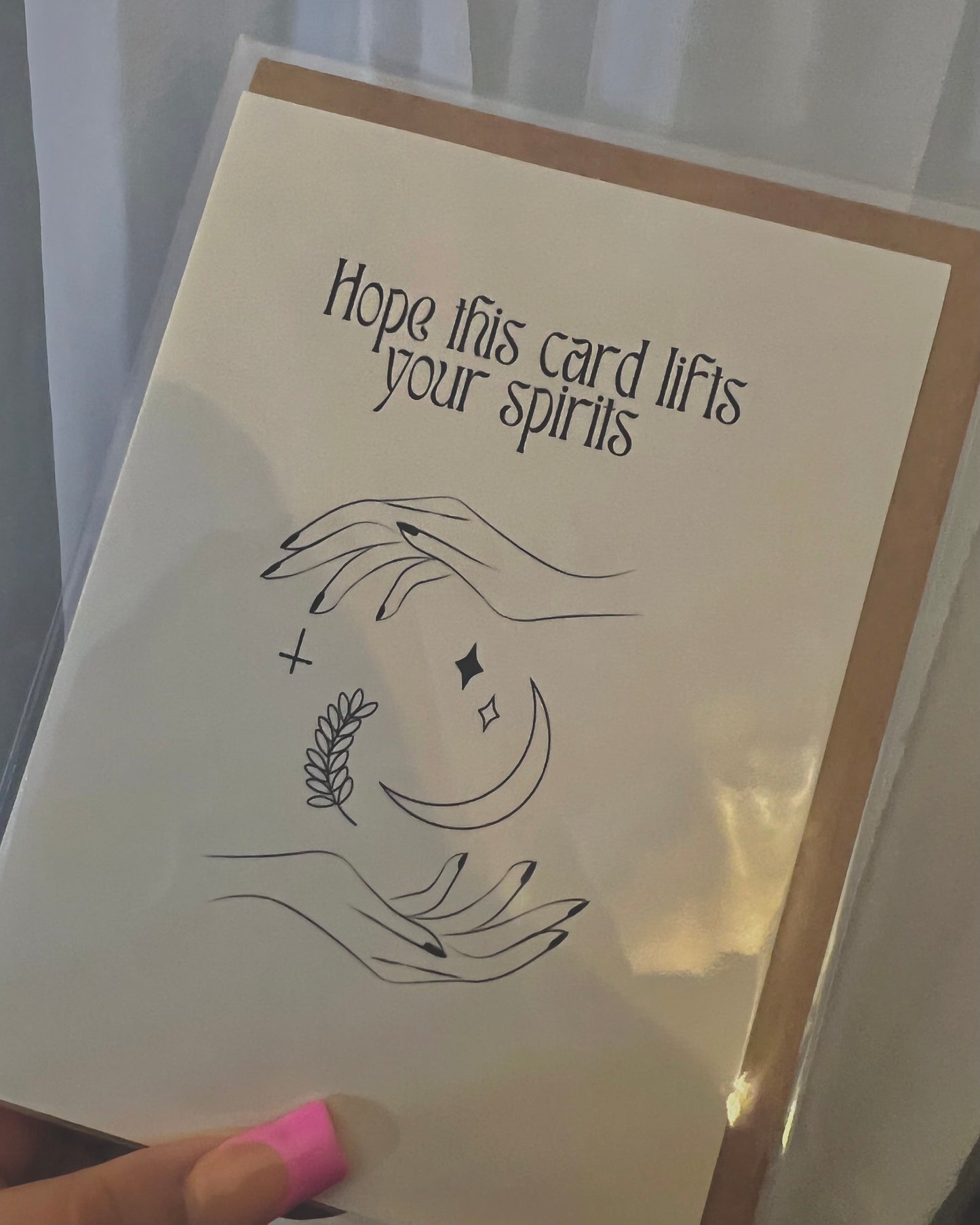 Hope This Card Lifts Your Spirits Card
