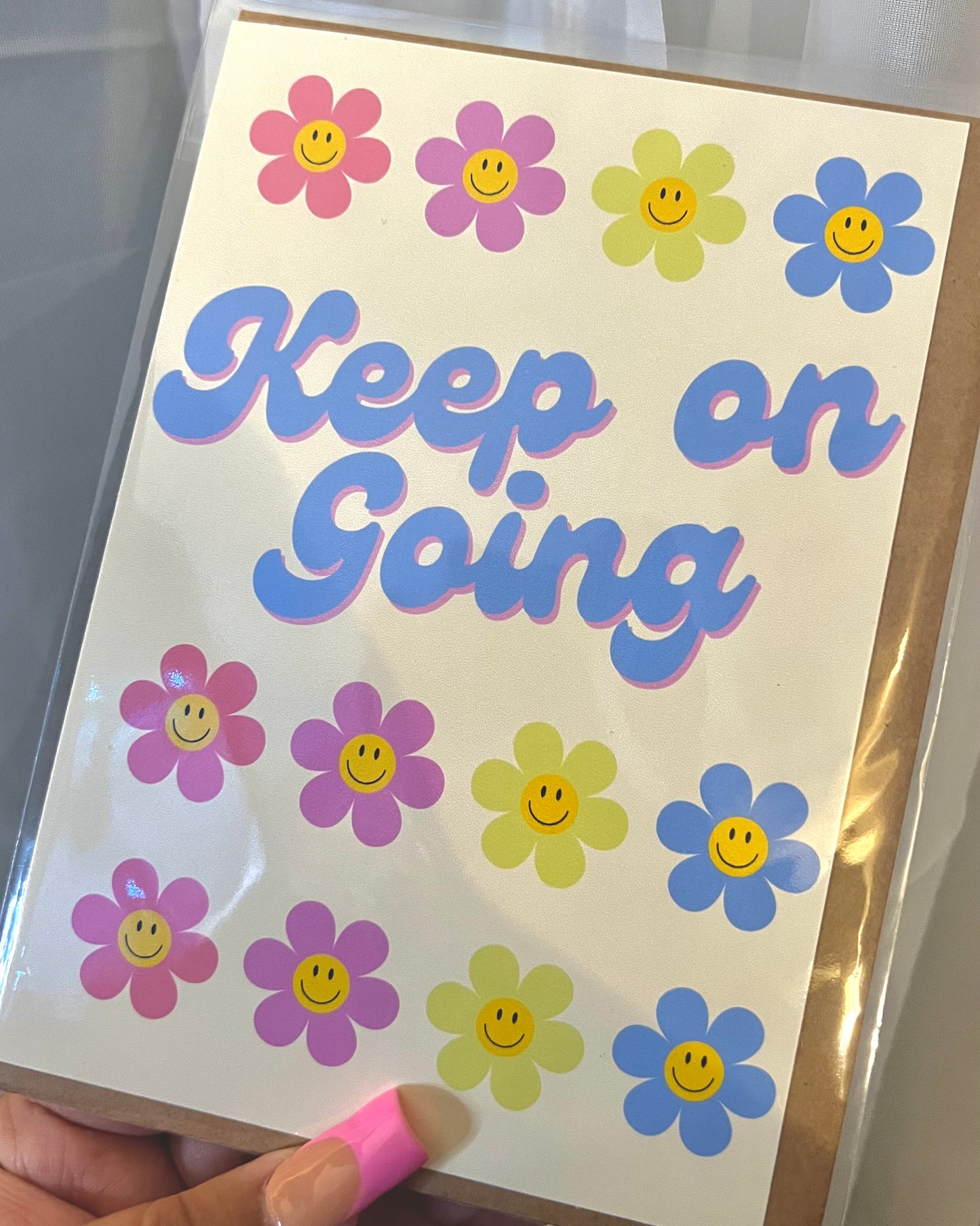 Keep On Going Card
